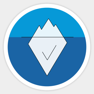 Iceberg Blue Sticker